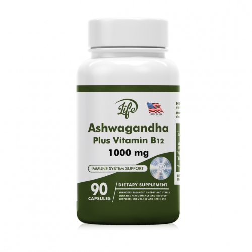 ASHAWAGANDA (GINSENG INDIO) | + B12 X 90 CAPSULAS