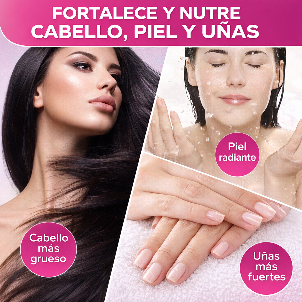 Colágeno Hidrolizado – con Vitamina C y Ácido Hialurónico | Envío Gratis RD – NatBien