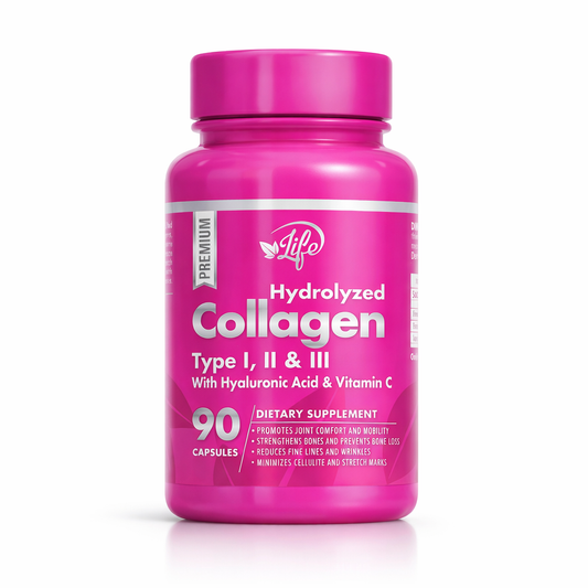 Colágeno Hidrolizado – con Vitamina C y Ácido Hialurónico | Envío Gratis RD – NatBien