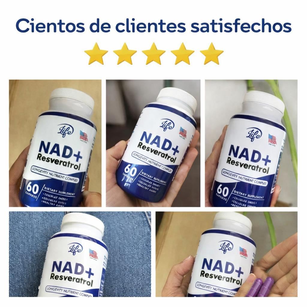 NAD+ con Resveratrol EF| Suplemento Natural | Envío Gratis RD – NatBien