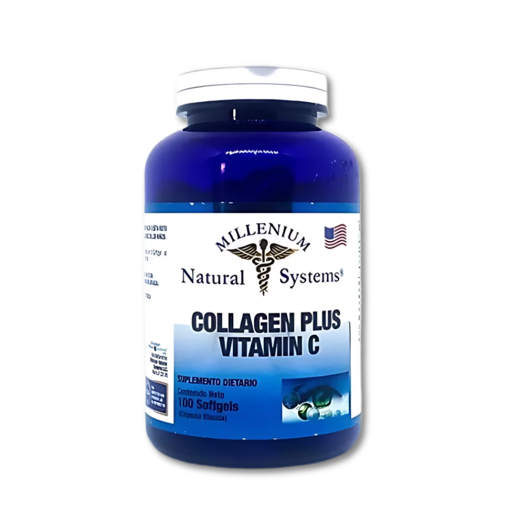 Colágeno + Vitamina C | Cápsulas para Piel, Cabello y Articulaciones | Salud y Belleza Integral
