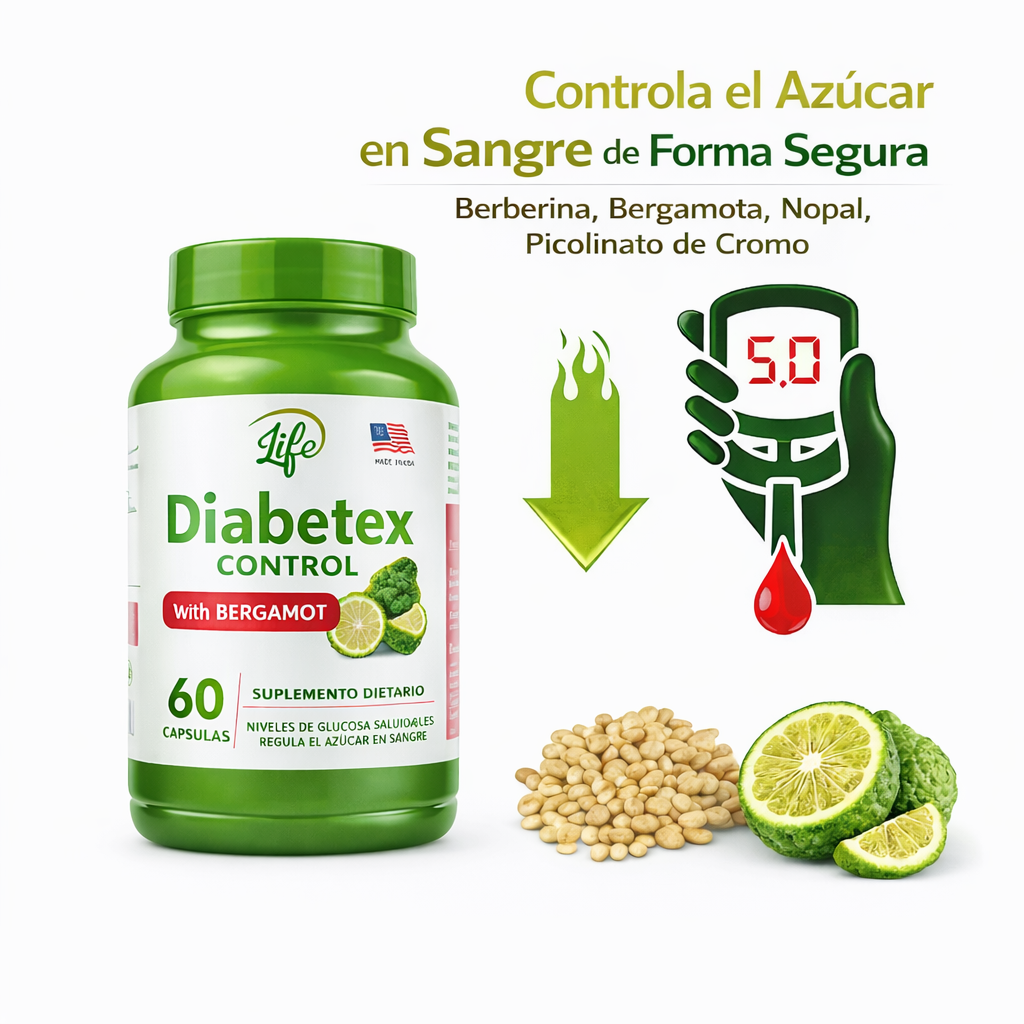 Diabetex control 60 capsulas | Envío Gratis RD – NatBien