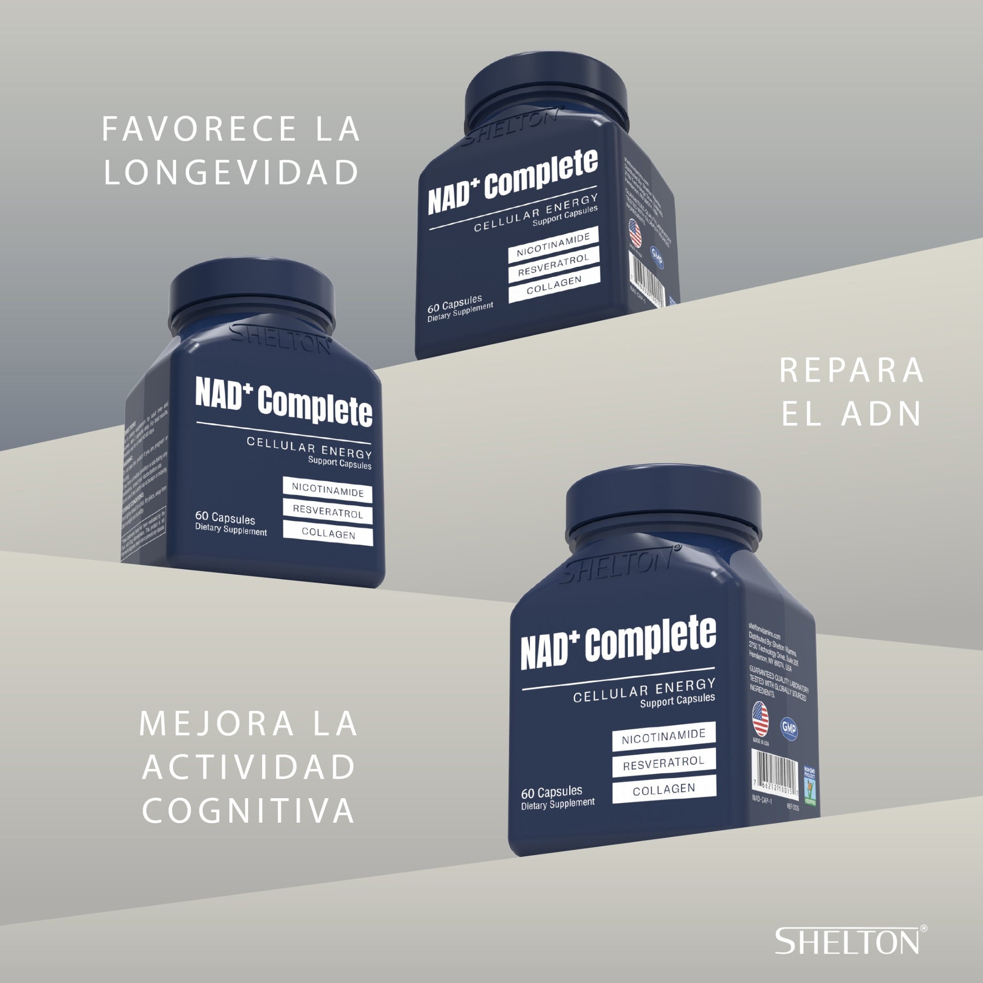 Beneficios de NAD+ Complete Shelton