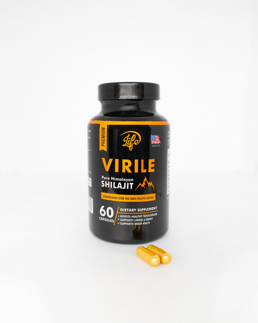 Virile Shilajit 100% Natural – Energía, libido y vitalidad sin límites