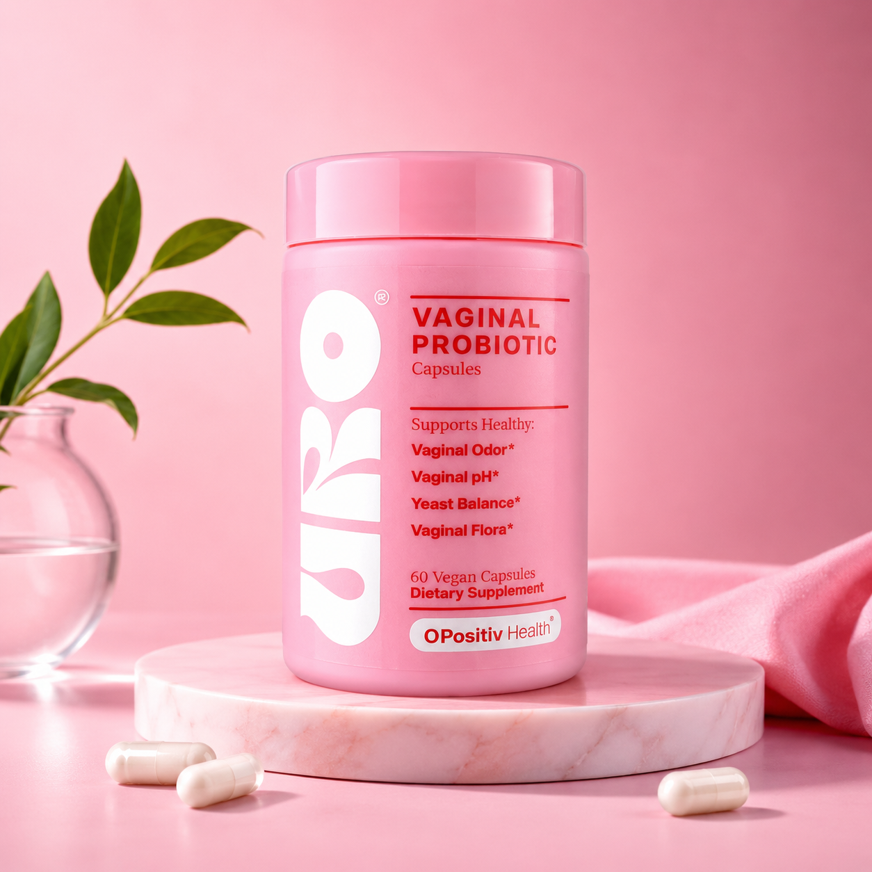 Probiótico Vaginal URO O Positiv | Equilibrio de la Flora Vaginal y pH Íntimo | Envío Gratis RD – NatBien